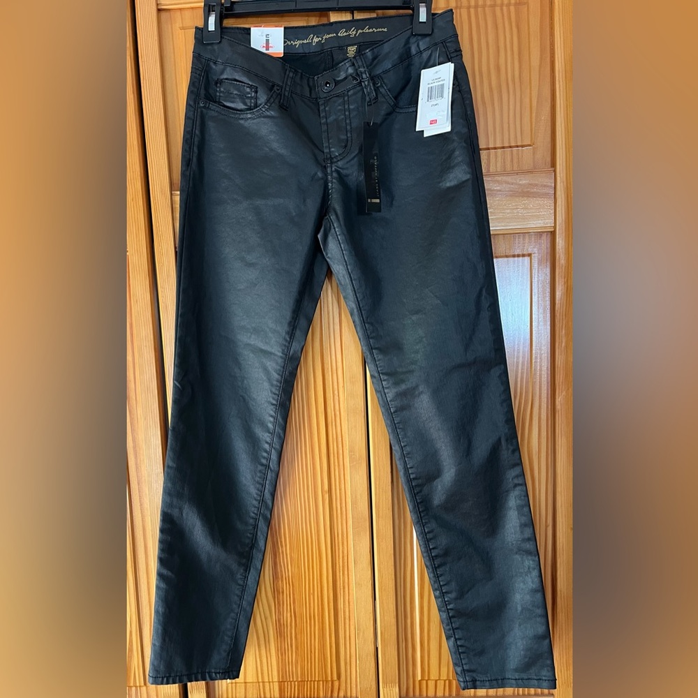 Women’s Faux Black Leather Pants
